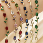 Bestselling Tulip Charm Bracelet Multiple Colours Anti-Tarnish, Stainless Steel - KRB05