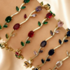 Bestselling Tulip Charm Bracelet Multiple Colours Anti-Tarnish, Stainless Steel - KRB05