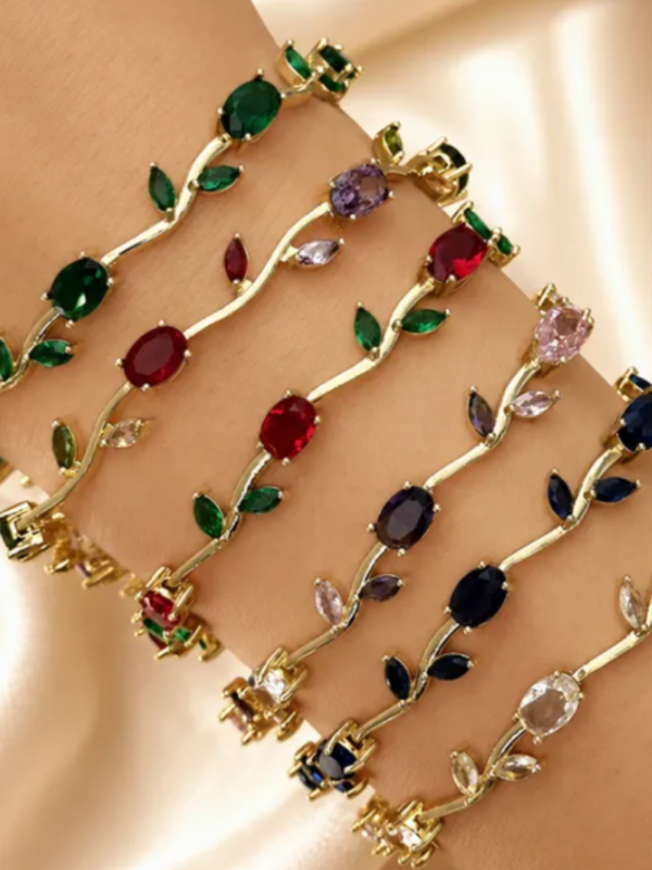 Bestselling Tulip Charm Bracelet Multiple Colours Anti-Tarnish, Stainless Steel - KRB05